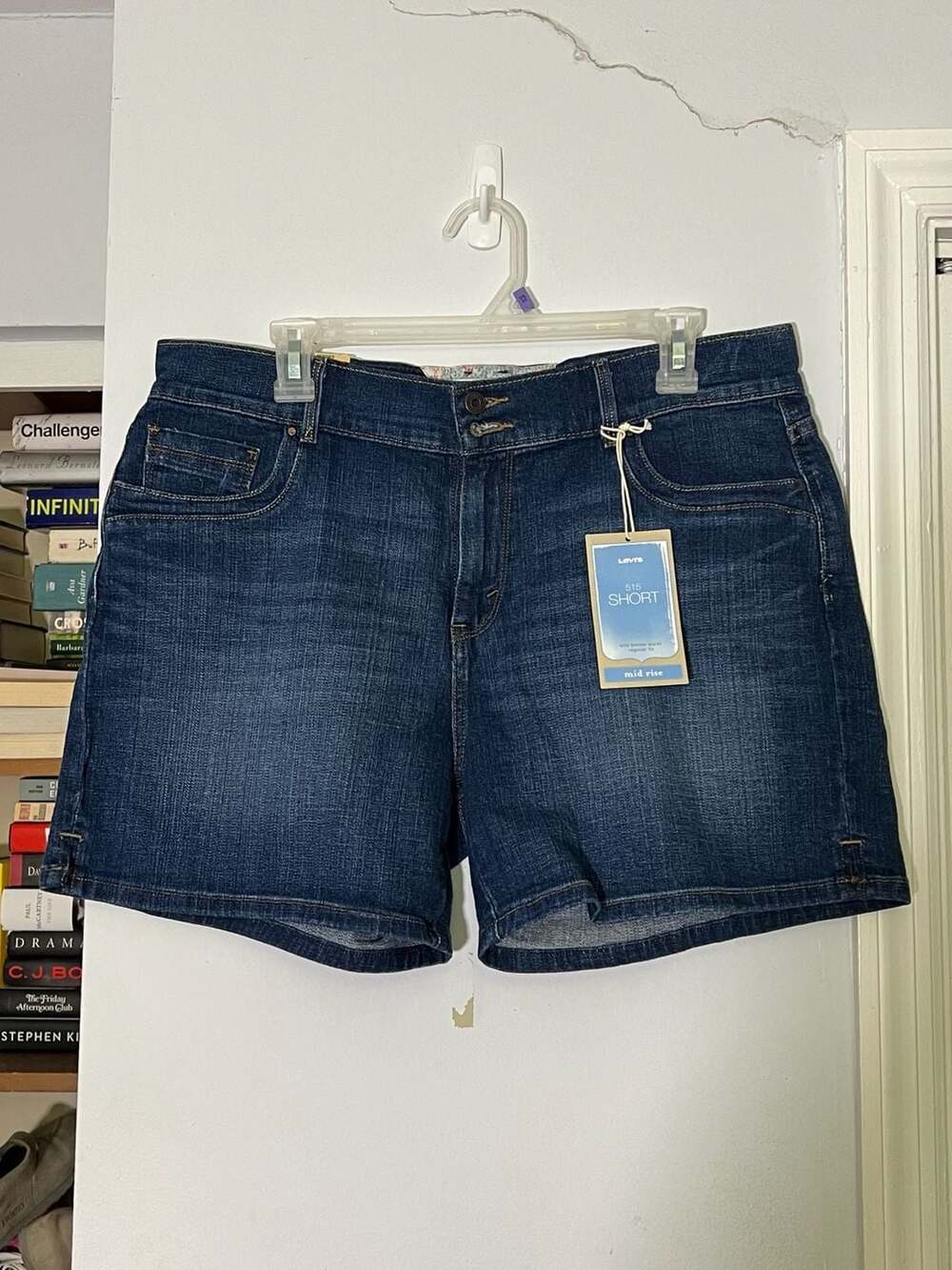 Levi's 515 Mid Rise Regular Fit Denim Jean Shorts